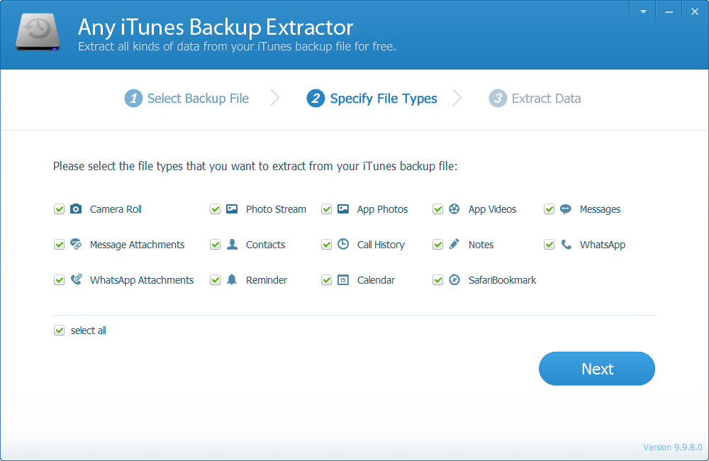 Any iTunes Backup Extractor(iTunes备份提取器)(1)