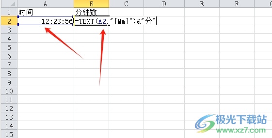 ​excel时间格式00:00:00转换成分钟的教程 