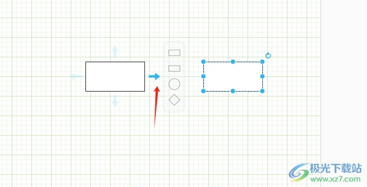 ​Draw.io在图形间绘制箭头的教程