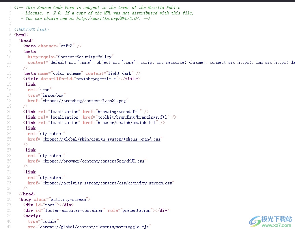 ​火狐浏览器查看页面源代码的教程
