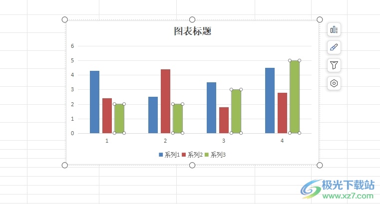 wps设置两个纵坐标轴的教程