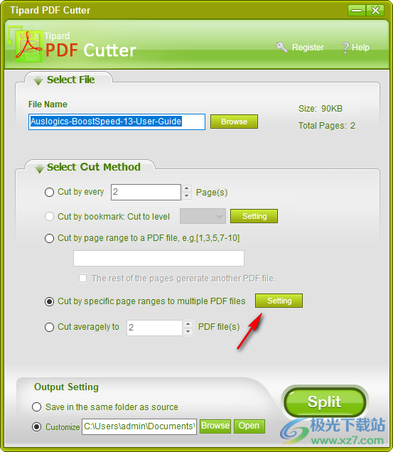 Tipard PDF Cutter(PDF剪切软件)