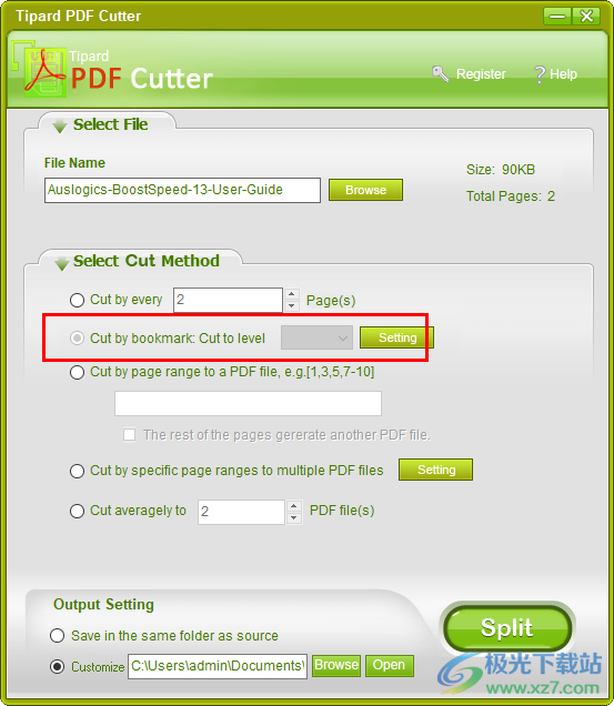 Tipard PDF Cutter(PDF剪切软件)