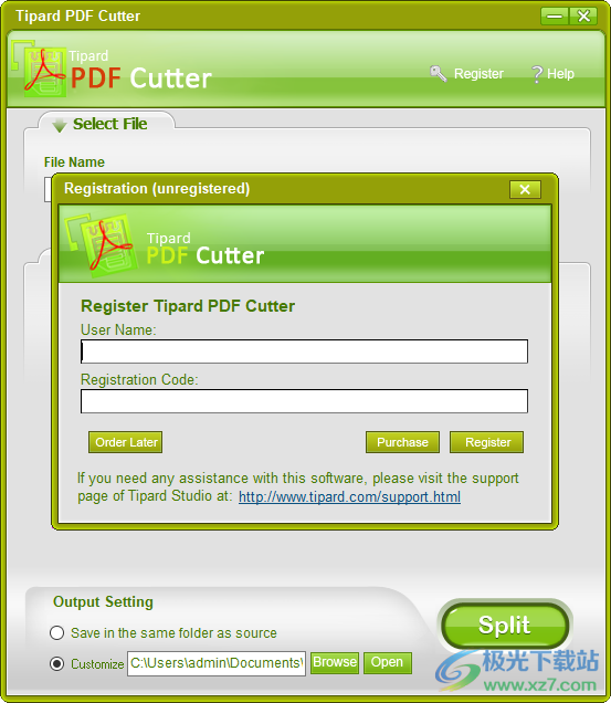 Tipard PDF Cutter(PDF剪切软件)