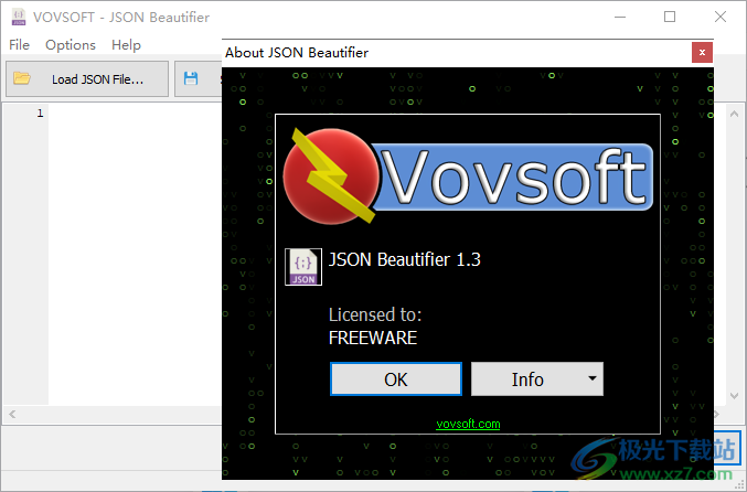 Vovsoft JSON Beautifier(JSON格式化)