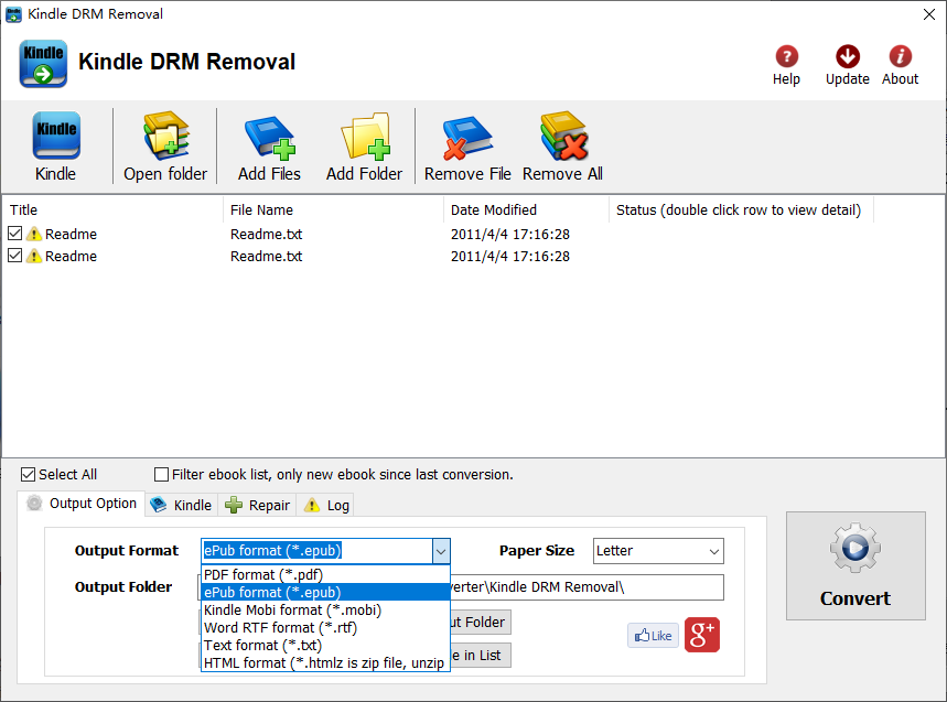 Kindle DRM Removal(电子书DRM移除软件)(1)