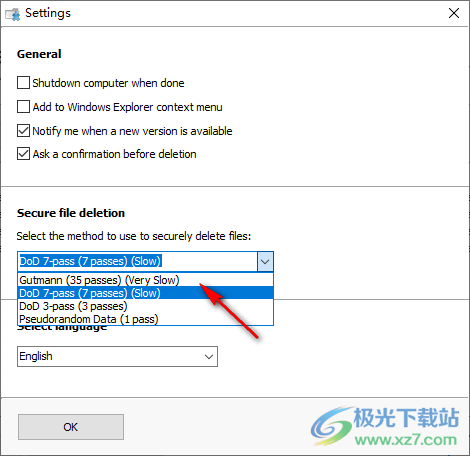 Free Secure File Eraser(文件安全删除软件)