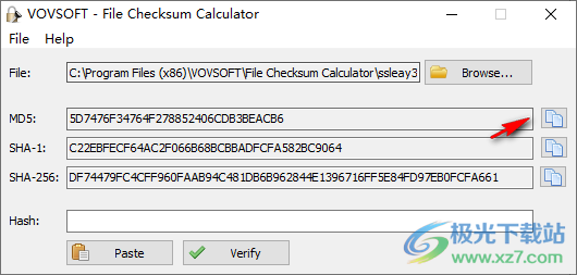 File Checksum Calculator(MD5校验计算器)