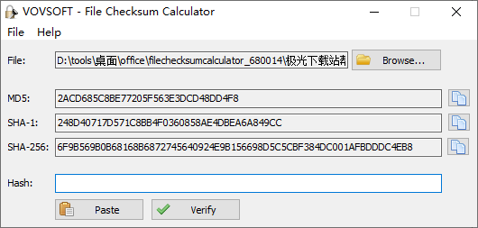 File Checksum Calculator(MD5校驗計算器)(1)