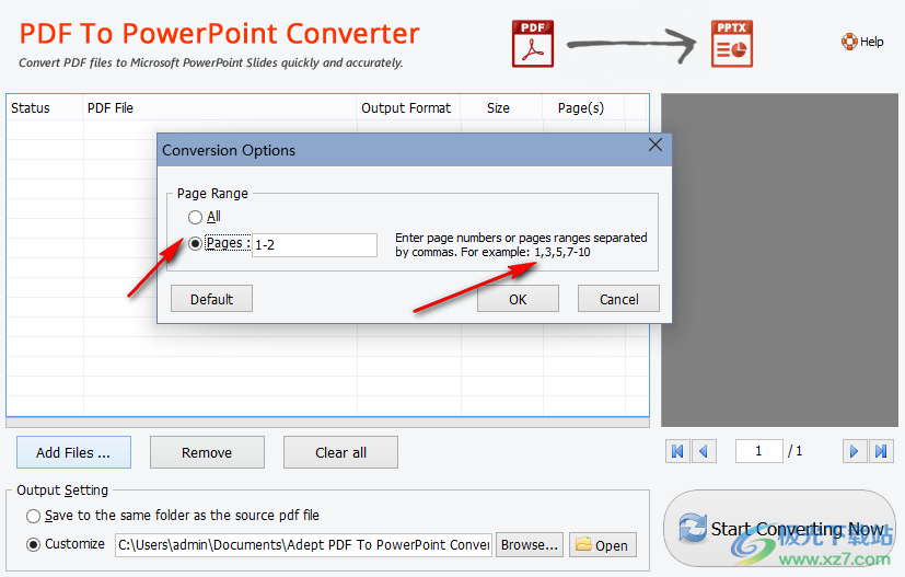Adept PDF to PowerPoint Converter(PDF转换器)