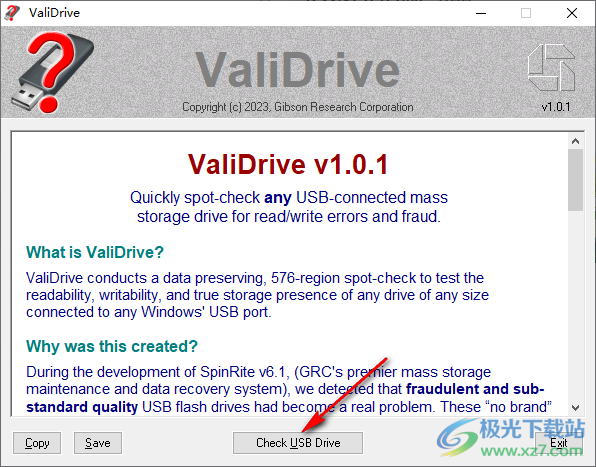 ValiDrive(U盘/移动硬盘容量检测工具)