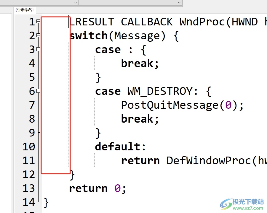 dev c++调整代码开头缩进量的教程