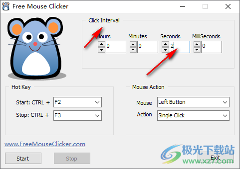 Free Mouse Clicker(鼠标连点器)