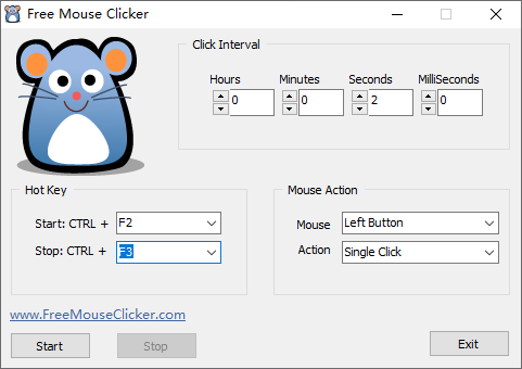 Free Mouse Clicker(鼠标连点器)(1)