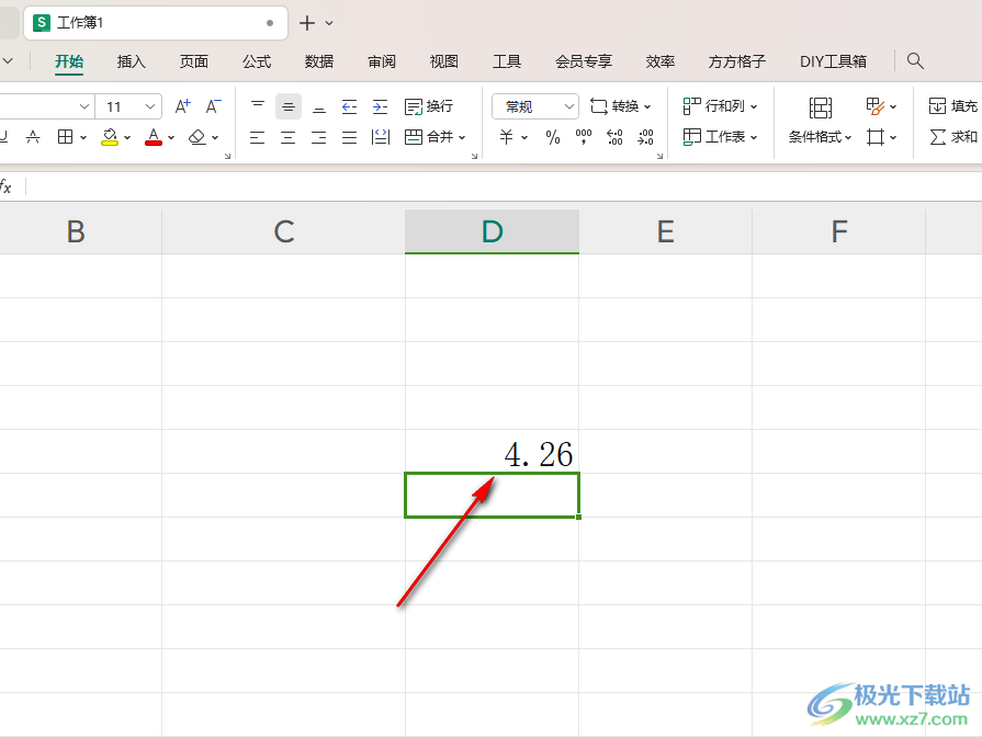 WPS Excel设置自动将输入的数据移动两位小数点的方法