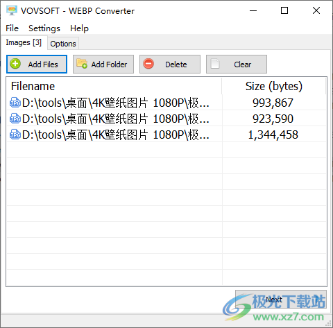 vovsoft WEBP Converter格式转换器