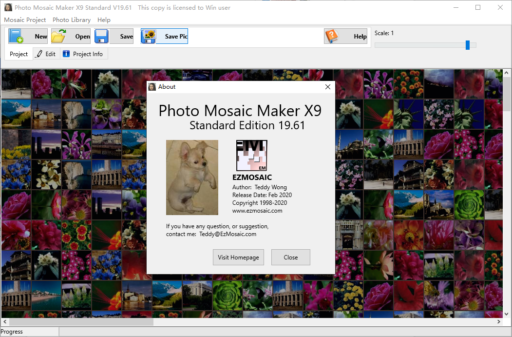 Photo Mosaic Maker X9 Standard Edition(图片马赛克拼接设计)(1)