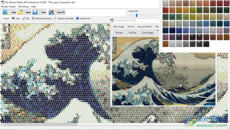 Tile Mosaic Maker X9 Professional Edition(瓷砖马赛克制作设计)
