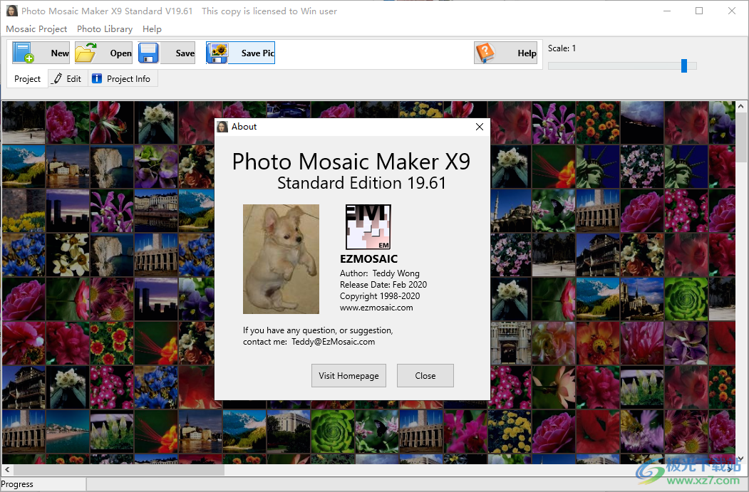Photo Mosaic Maker X9 Standard Edition(图片马赛克拼接设计)