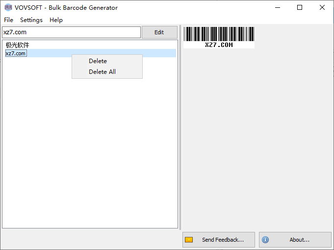 VovsoftBulk Barcode Generator(条形码生成器)(1)