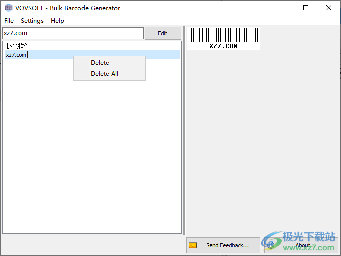 VovsoftBulk Barcode Generator(条形码生成器)