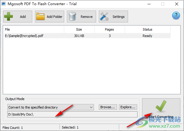 Mgosoft PDF To Flash Converter(PDF转Flash工具)