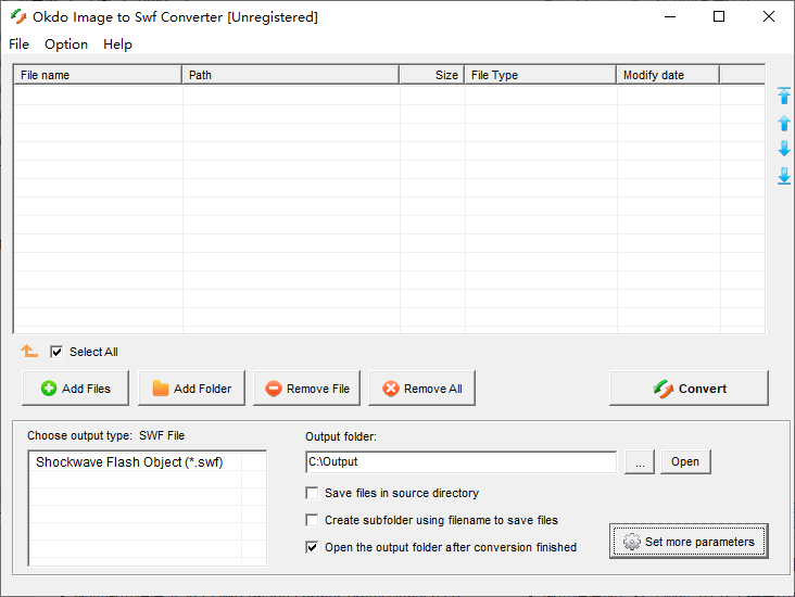 Okdo Image to Swf Converter(图像转swf)(1)