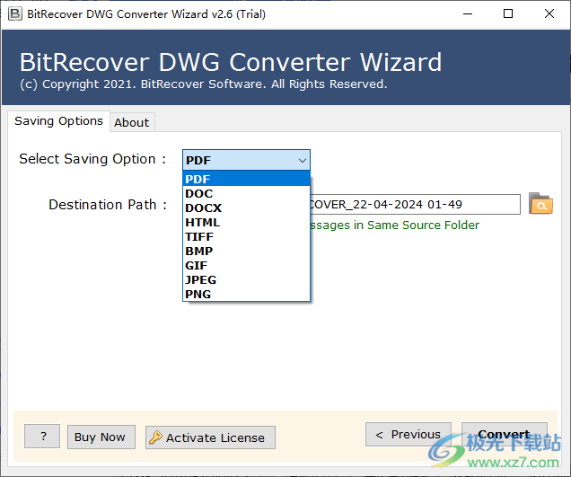 BitRecover DWG Converter Wizard(DWG格式转换)