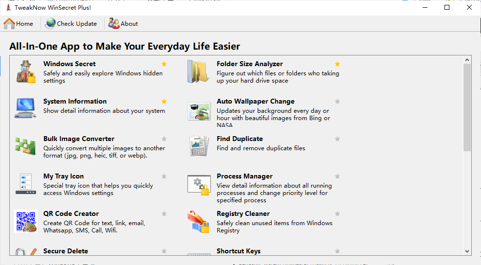 TweakNow WinSecret Plus(系统维护)(1)