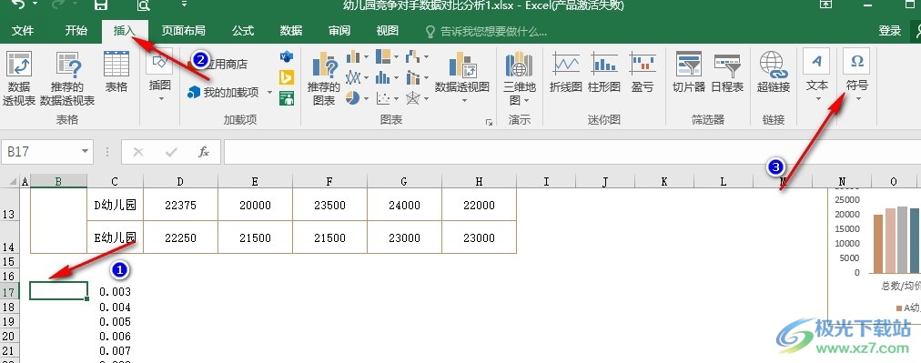 Excel表格文档将单元格设置成千分比格式的方法