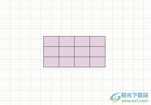 Draw.io给表格单元格填充颜色的教程