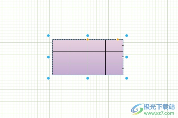 Draw.io修改表格边框线颜色的教程