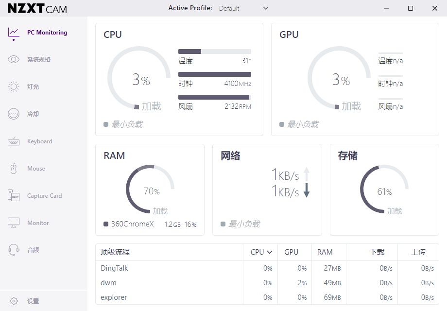 NZXT CAM(电脑硬件监控)(1)