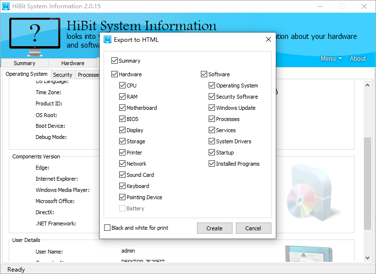 hibit system information硬件检测工具(1)