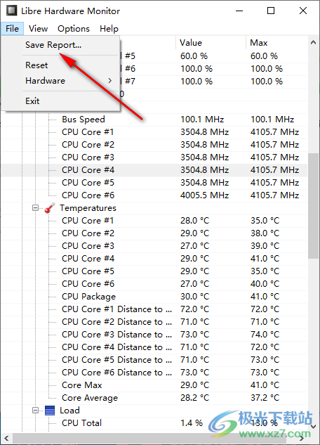 Libre Hardware Monitor硬件监控器