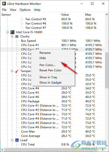 Libre Hardware Monitor硬件监控器