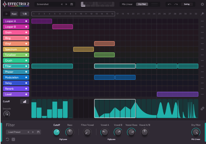 Sugar Bytes Effectrix 2(多功能音序效果器)(1)