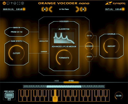 Zynaptiq ORANGE VOCODER NANO(声码器插件)(1)