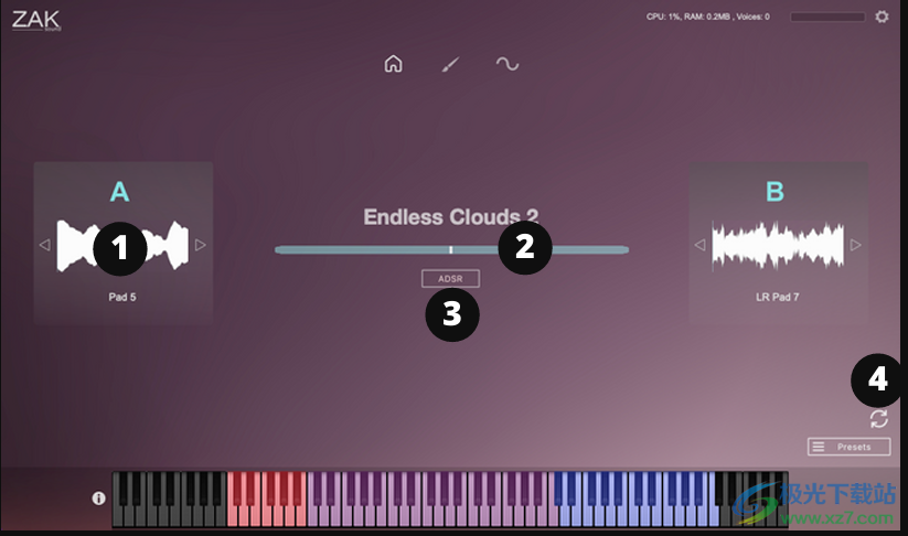 Zak Sound Endless Clouds 2(打击乐器合成器插件)