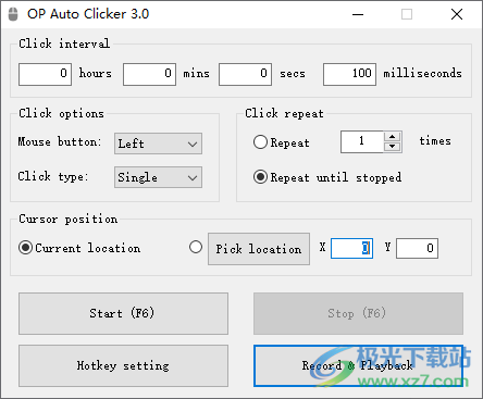 OP Auto Clicker(鼠标点击器)