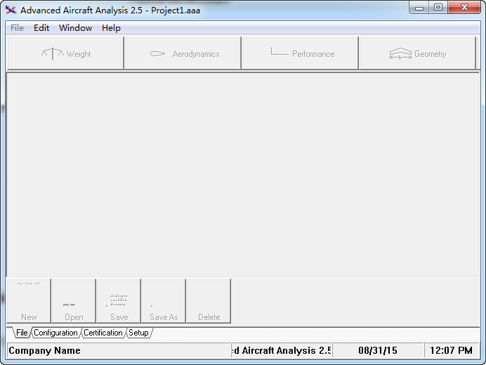 Advanced aircraft analysis软件