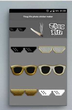 thug life photo sticker maker手机版(3)