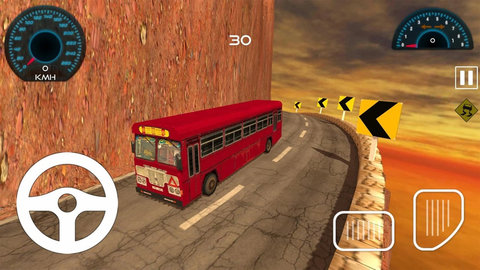 公交车山路驾驶破解版v1.4 安卓版(1)