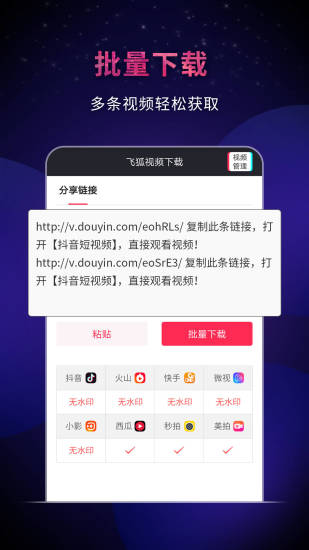 飞狐视频下载器appv4.9.5.0324 安卓版(1)