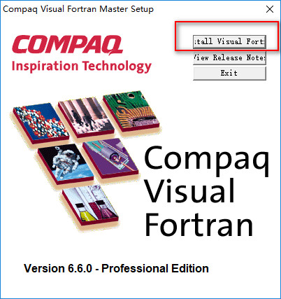 Compaq Visual Fortran 6.6安装教程