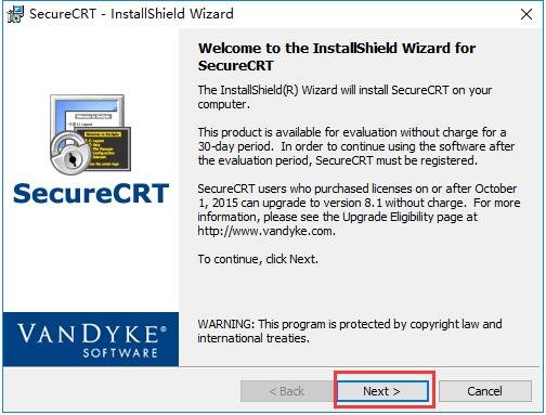 secure crt 8.0版