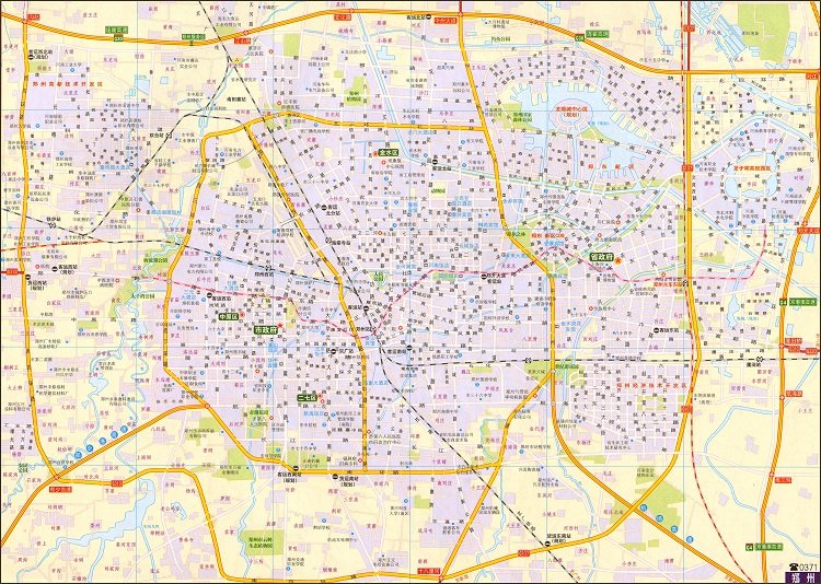郑州市交通地图全图高清版大图(1)