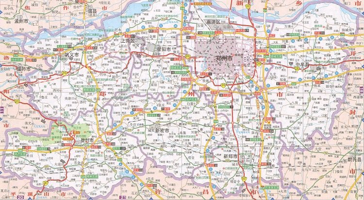 郑州市交通地图最新版