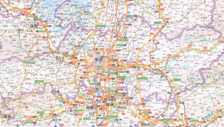 长沙市交通地图高清版