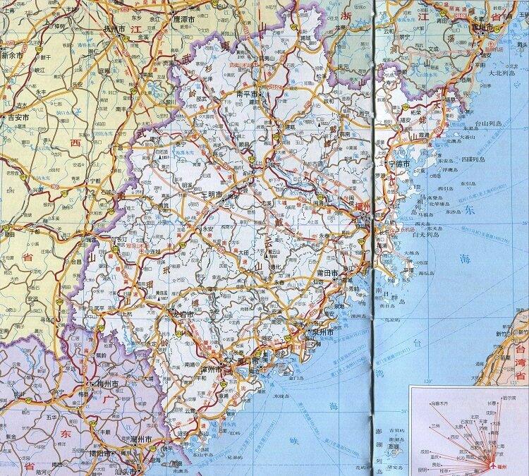 福州交通地图全图高清版大图(1)